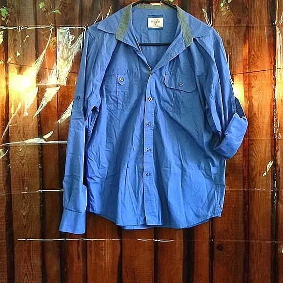 ❤️4x$15Waimea Blue shirt sz M - Picture 4 of 6
